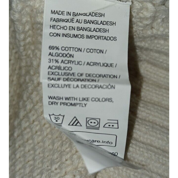 VTG IZOD Sweater Mens Large Fair Isle Nordic Design Grandpa Sweater Y2K Ski Warm - Picture 4 of 4